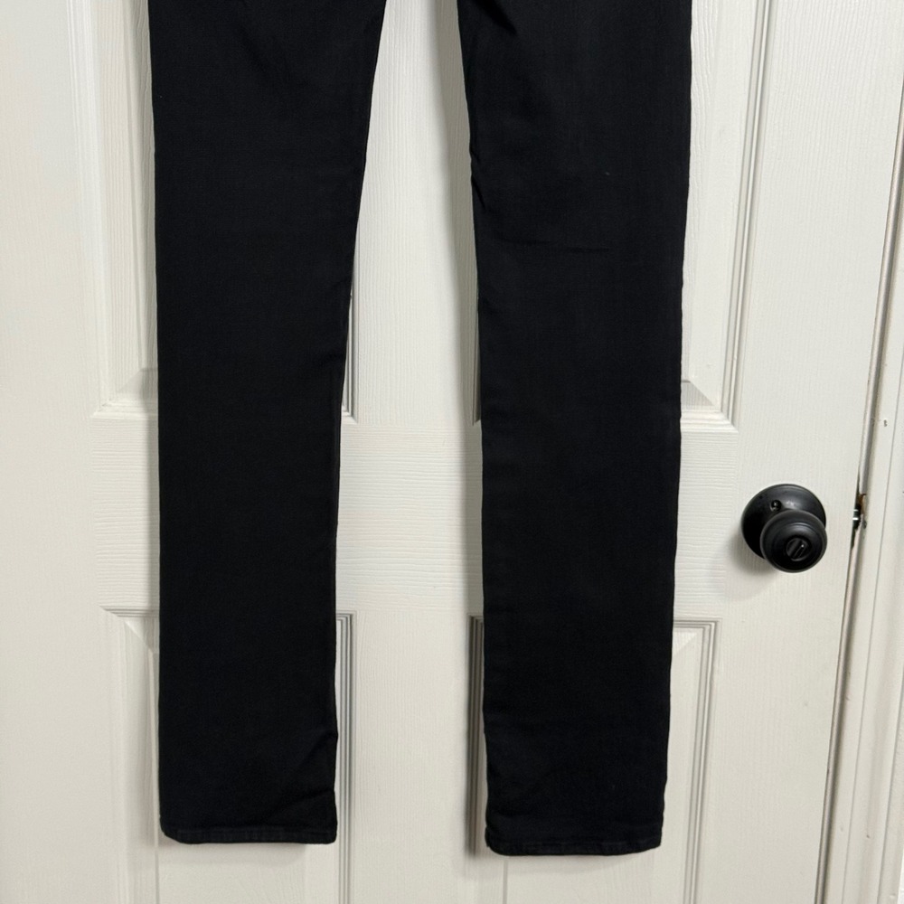 Denim & Supply Ralph Lauren Womens Black Straight Leg Jeans 26x34 Mid Rise - Picture 6 of 14